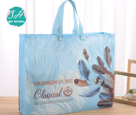 Silk Screen Printing CMYK Color Laminated Polypropylene Tote Bags