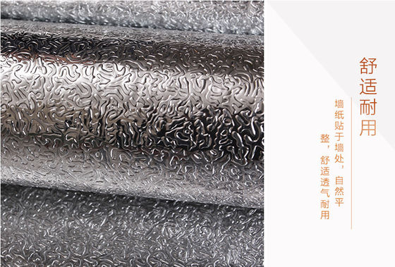 DIY Size Removable Silver Color PET Oil Proof Wall Sticker