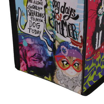 44*15*24cm Silk Screen Folding Polypropylene Shopping Bag