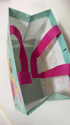 42*14*33cm Handled Heat Transfer Printing Non Woven Cloth Bags