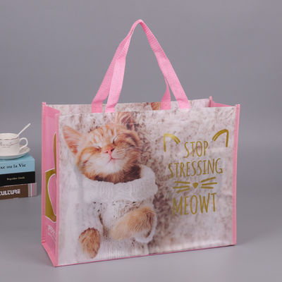 60gsm Waterproof Ultrasonic Sewing Shopping Carry Bags