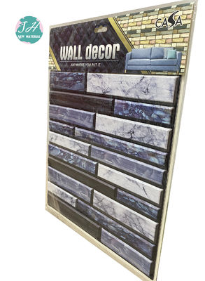 50*50 Cm Waterproof Wood Grain PE Foam Wall Sticker , Wallpaper Foam Brick