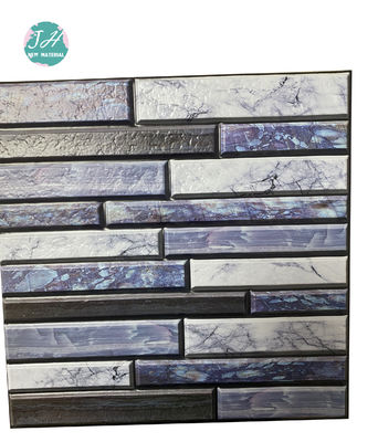 50*50 Cm Waterproof Wood Grain PE Foam Wall Sticker , Wallpaper Foam Brick