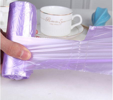Customized Color Waterproof Plastic Garbage Bags With Drawstring