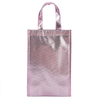Pink Color Reusable Portable Insulated Lunch Cooler Bags