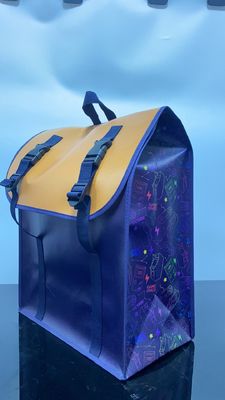 Fashionable Glossy Lamination 140gsm Non Woven Backpack For Students
