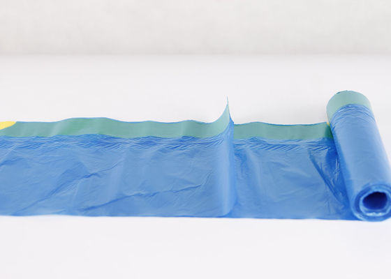 HDPE Dây rút Rác Túi đựng rác bằng nhựa trong suốt Màu sắc tùy chỉnh